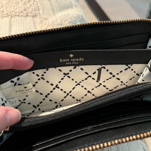 Kate Spade Black Leather Wallet - Picture 4 of 6